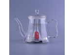 New product borosilicate big tea pot with filter