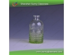 ombre finished glass perfume bottle