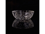 round tealight glass candle holder