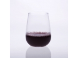 stemless red wine glass