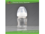 tempered glass baby feeding bottle