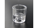 transparent  tea light  glass with thick bottom