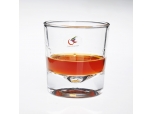 transparent whiskey glass