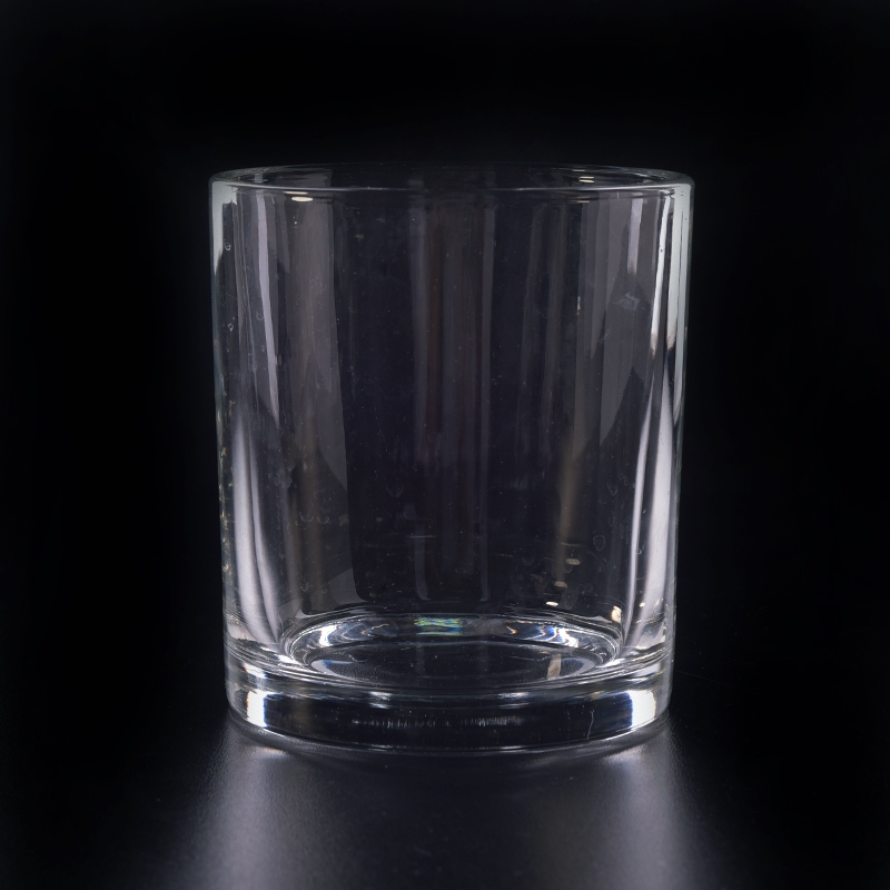 18 OZ crystal clear glass candle jar hight 112mm