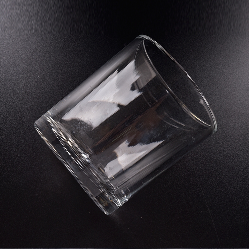 18 OZ crystal clear glass candle jar hight 112mm
