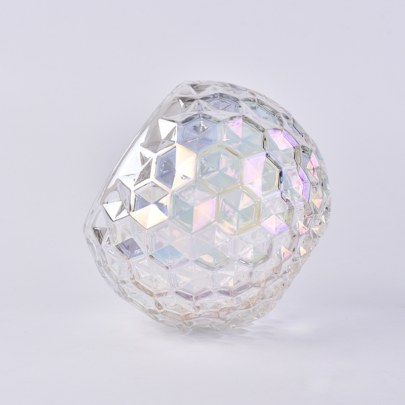 Home Decor Crystal Bowl Candle Holder Large Size 10cm Candle Lantern Crystal Candelabra Centerpieces Wedding